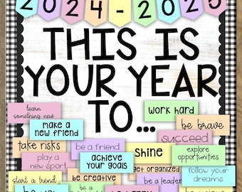 Back to School Bulletin Board or Door Decoration - Etsy