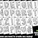 Spring Flower Bulletin Board Alphabet Letters and Numbers for April and ...