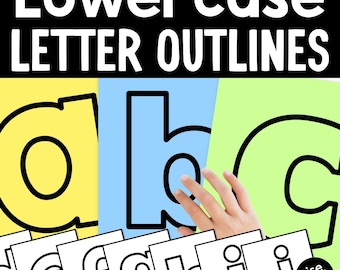 Lettres et chiffres de l'alphabet en minuscules à télécharger et à imprimer