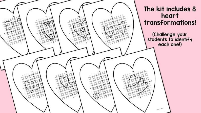 Valentine's Day Bulletin Board Kit Classroom Door Decor for Math ...