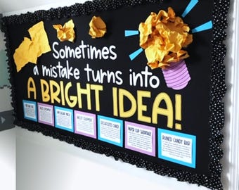 Growth Mindset Bulletin Board Kit: Inspirational Classroom Decor (Digital Download)