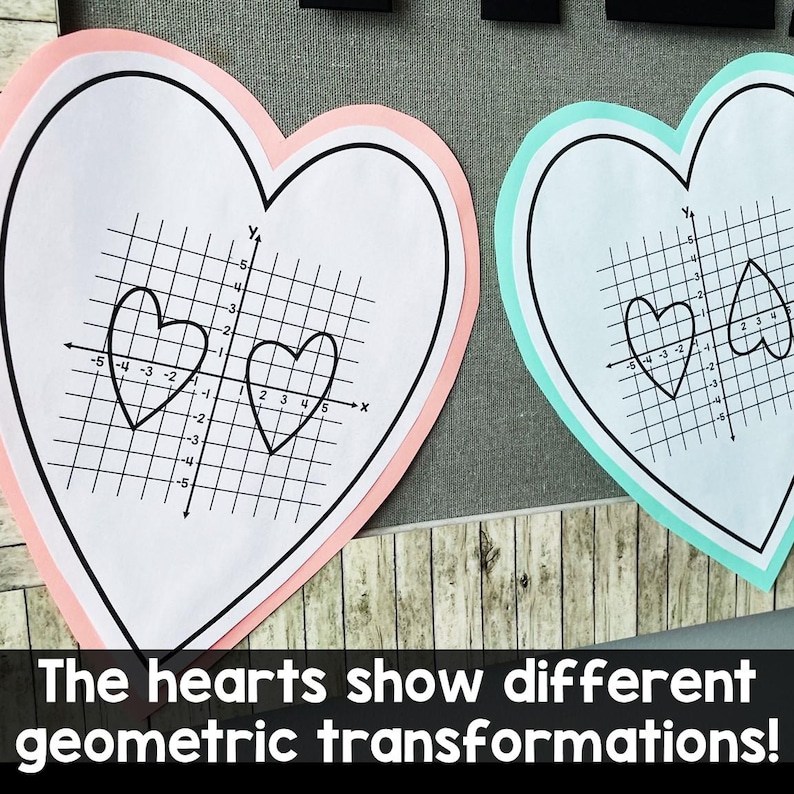 Valentine's Day Bulletin Board Kit Classroom Door Decor for Math ...