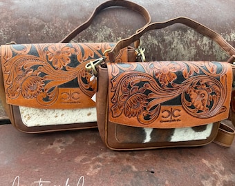 Grace Tooled Leather Purse by Countryside Co.