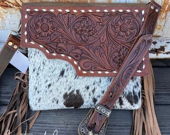 Georgia Conceal Carry Cowhide Bag by Countryside Co.