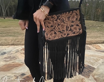 Rio Grande Tooled Leather Purse by Countryside Co.