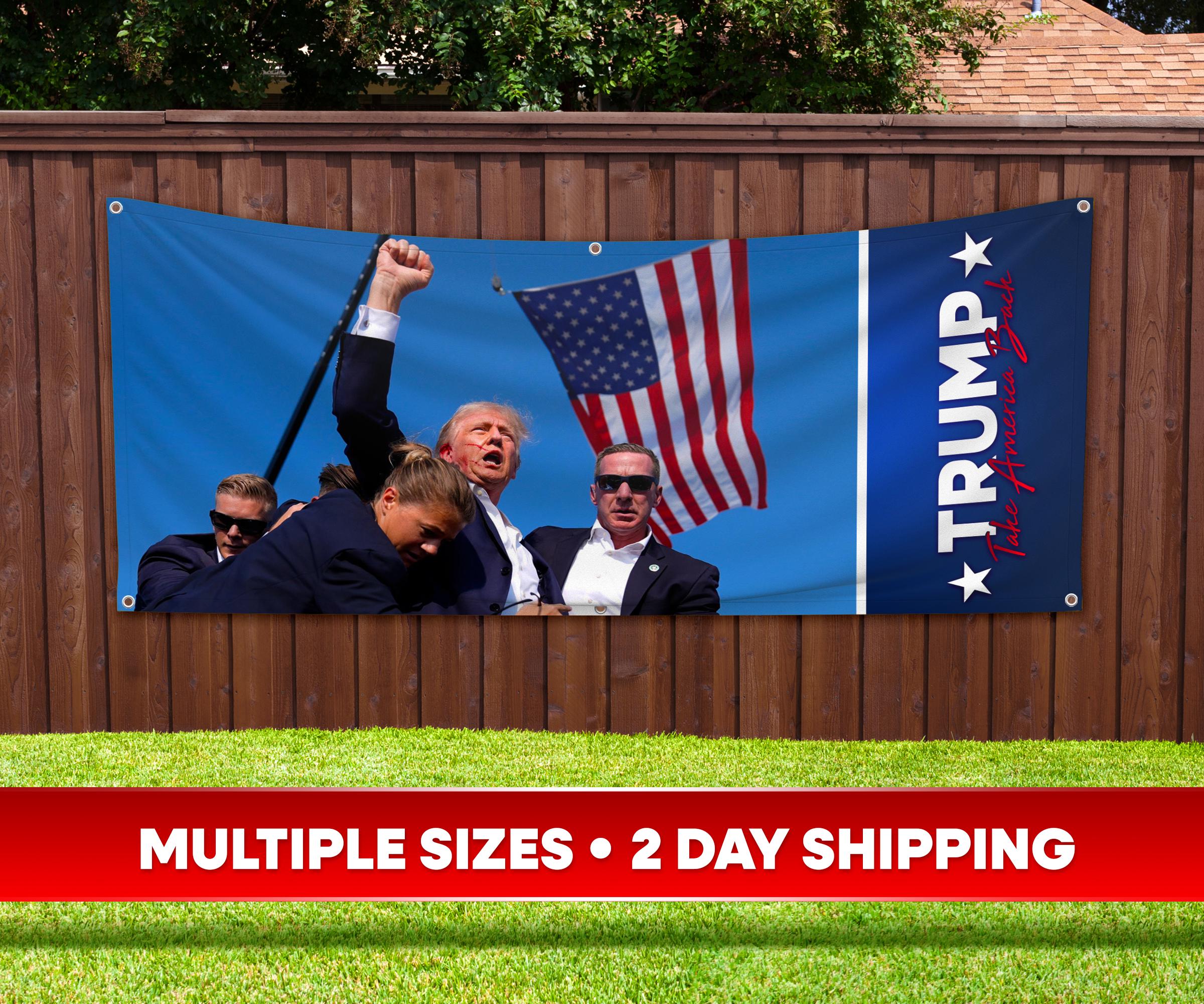 Trump Banner Flagge 30,5 X 45,7 Cm – UV-beständig & Wetterfest Für Den Außenbereich