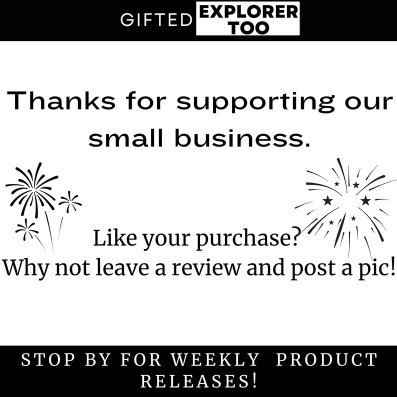 Thanks for supporting our small business sign, leave a review encouragement sign, reminder to post a pic sign, thank you wall art