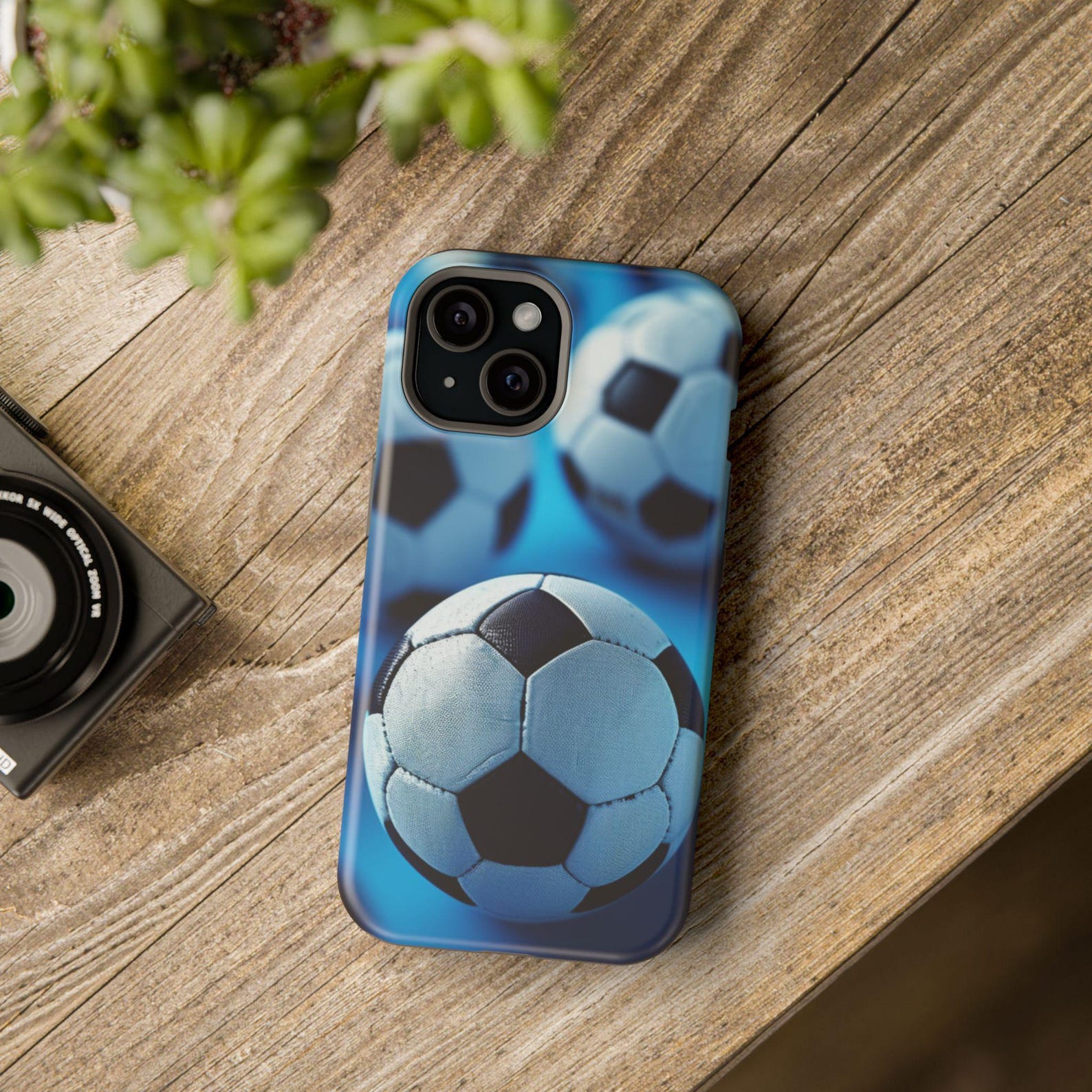 Soccer Ball Design Magsafe iPhone Case, Sleek and Durable iPhone