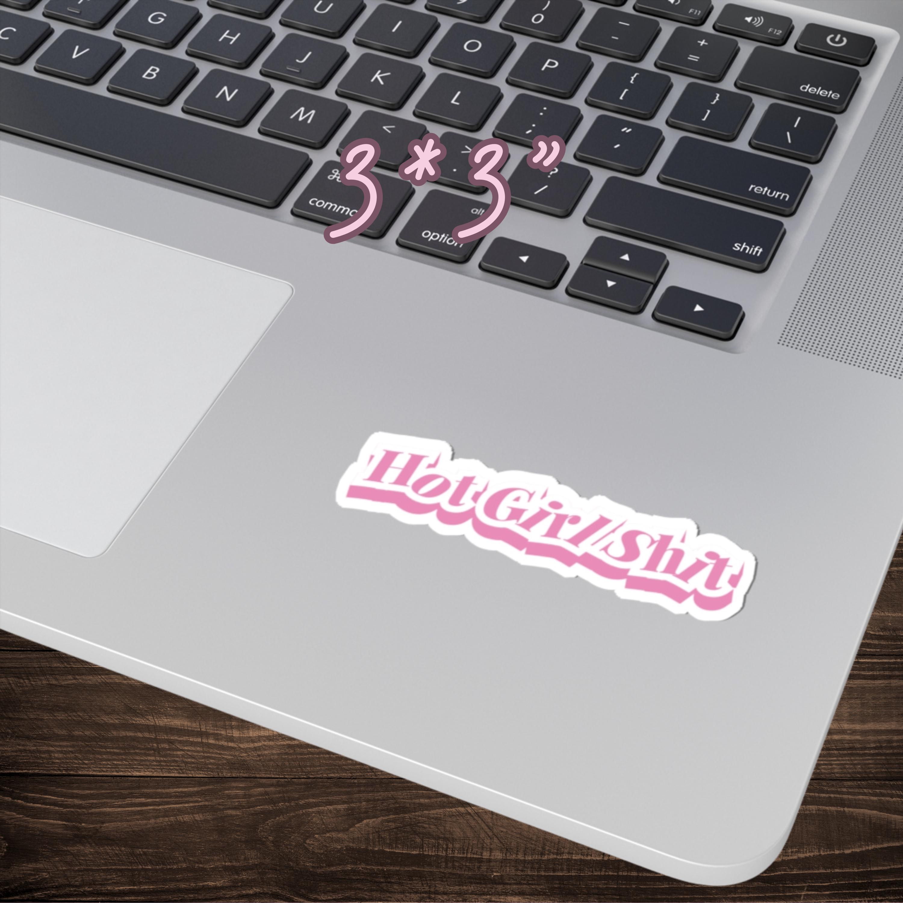 Hot Girl Sticker - Trendy Cute Girly Laptop Decals, Fun Decorative ...