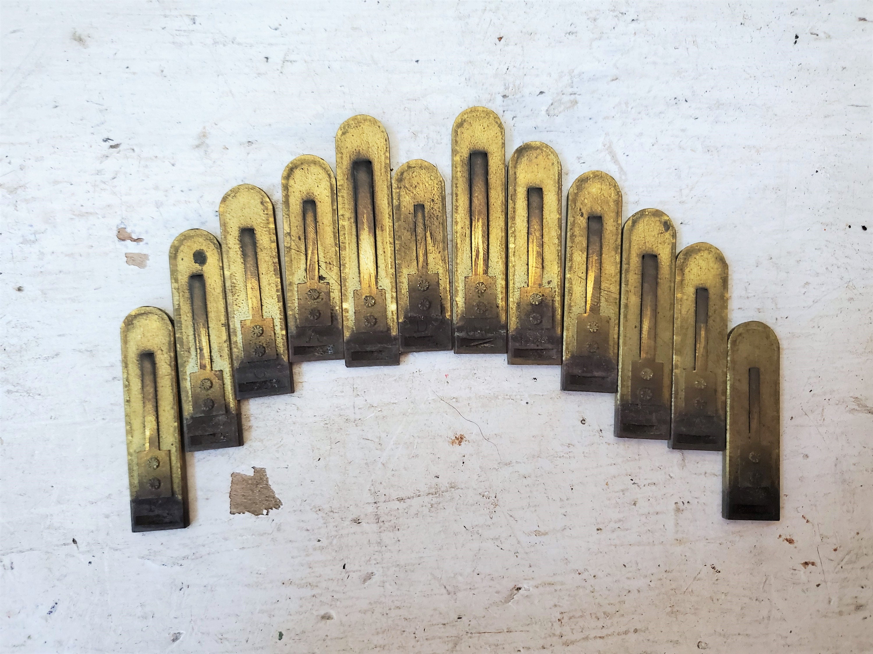 12 Brass Pump Organ Reeds Antique Vintage Musical Instrument - Etsy UK