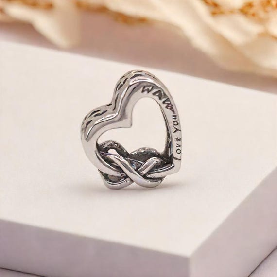 Love You Mum Infinity Heart Charm, Must-have Rhinestone Bracelet