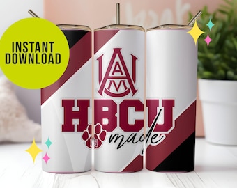 Alabama A&M University, AAMU, HBCU Made, Paw Print, Bulldogs, Tumbler Wrap, Maroon and White, Alumni, Grad, Student, d9, football game,