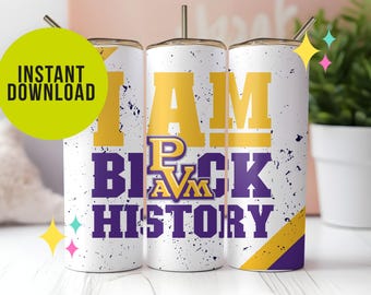 Prairie View A&M University, HBCU, PVAM, Unisex Gift, Sublimation, Tumbler Wrap, Student, Sports, 1876, Purple, grey, gold, D9, grad, alumni