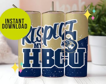 Stillman College, HBCU, Football, Gift, Sublimation, Tumbler Wrap, Student, Sports, 1876, gold, navy, D9, College grad, alumni, gift for her