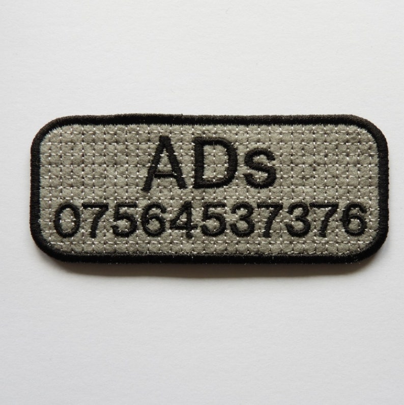 Sew on Patch Personalised Name Patch Made to Order Etsy