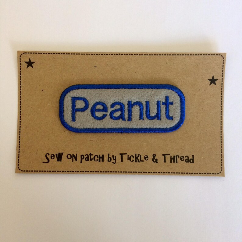 Sew on Patch Personalised Name Patch Made to Order Etsy