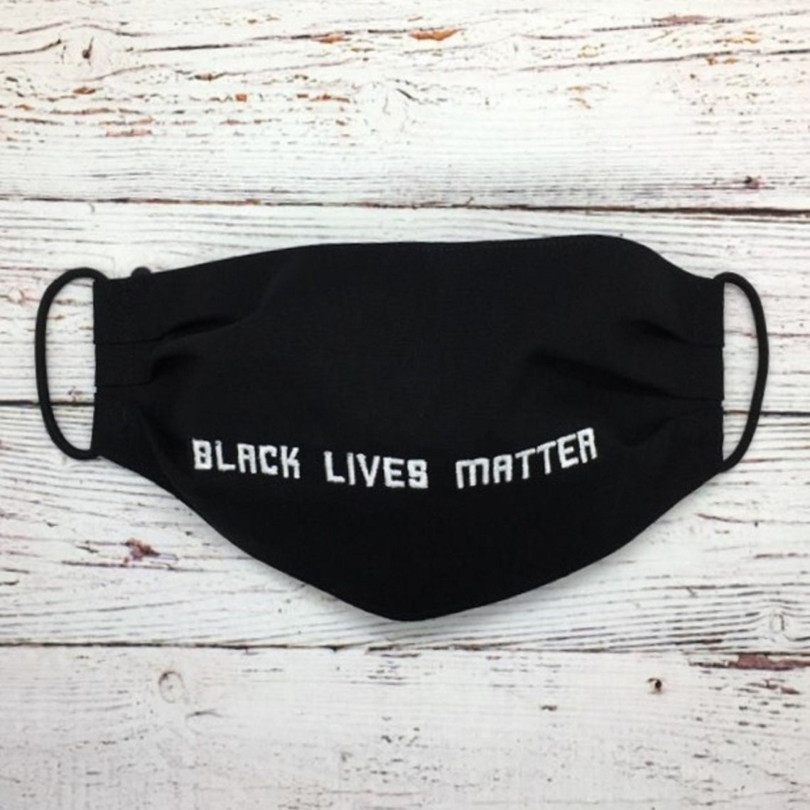 black linen mask