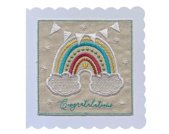 Congratulations Rainbow Card