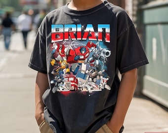Custom Transformers Rescue Bots Birthday Shirt: Personalized Autobots Tee