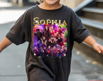 Spersonalizowana koszulka z motywem „Descendants Zombies”, koszulka koncertowa Disneya, prezent urodzinowy