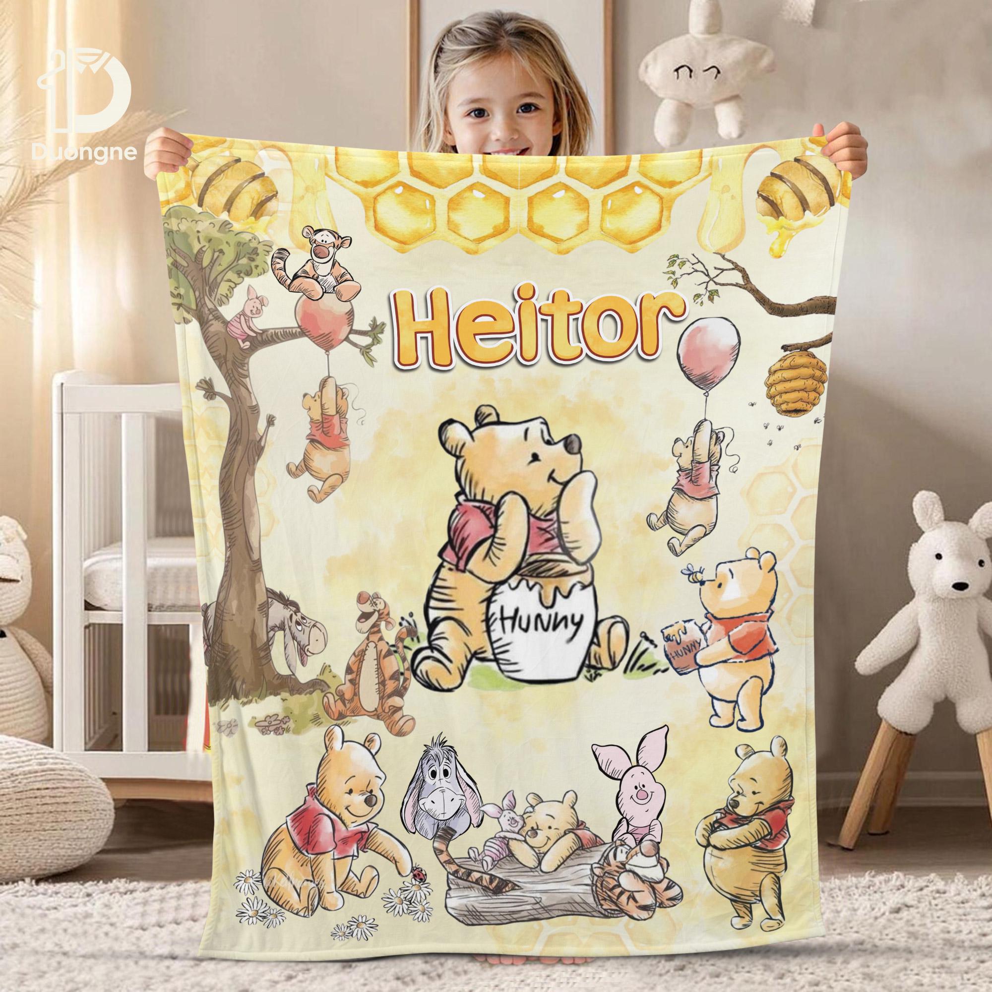 Winnie the Pooh Personalized Blanket Australia