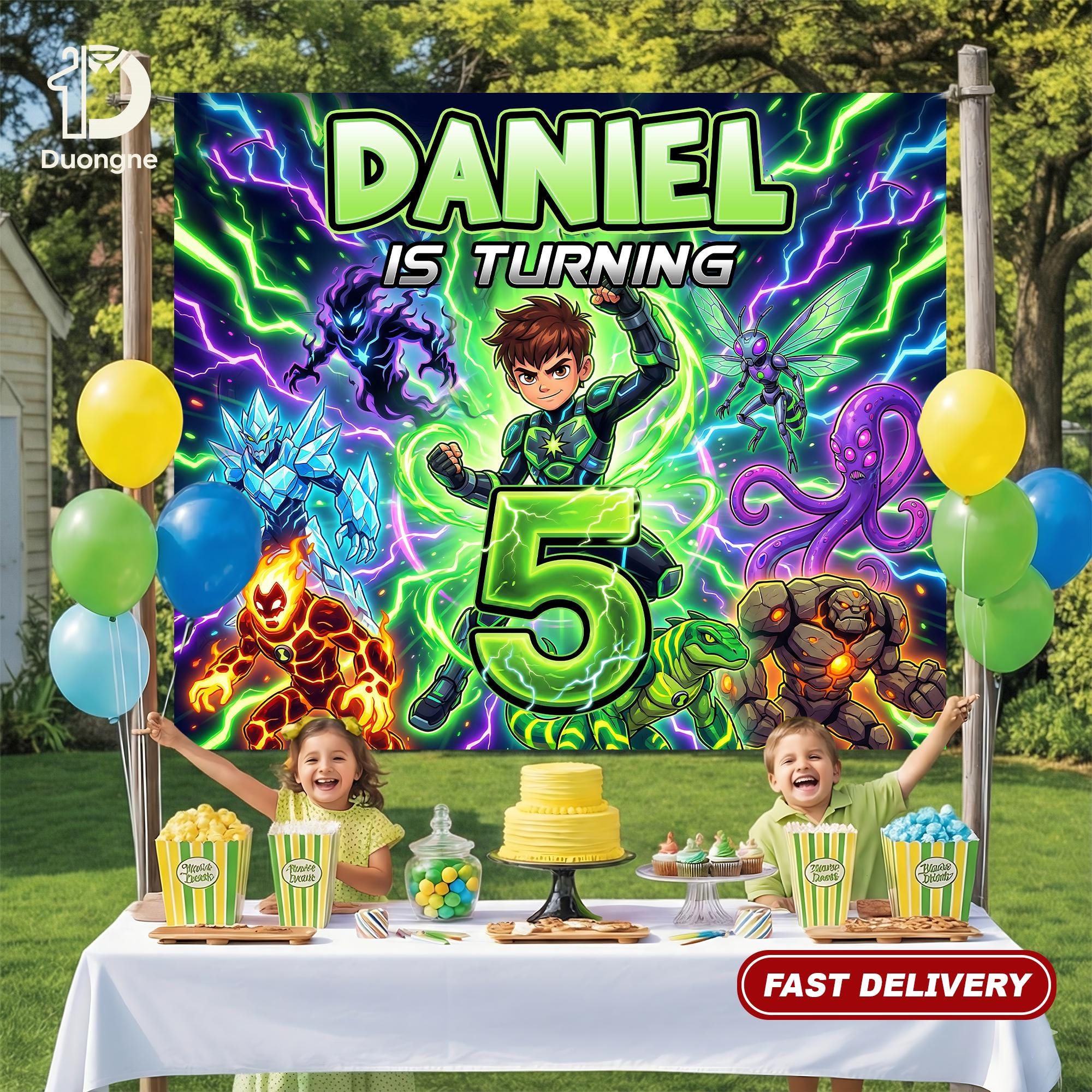 Ben 10 Backdrop - Etsy, image size:2000x2000