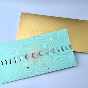 Phases of Moon Pop Up Card