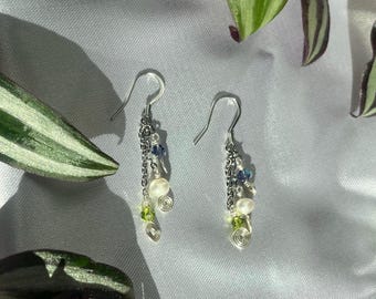 シダの滝のイヤリング