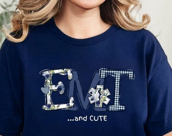 EMT Shirt, Paramedic Gift, Unisex Tee, First Responder Apparel Emergency Medical Technician Top Medical Worker Gift, Cute EMT Paramedic Tee,