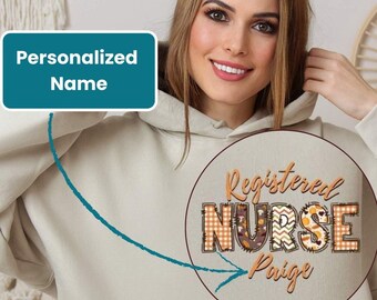 Personalized Nurse Hoodie: ER, ICU, Oncology Nurse Gift