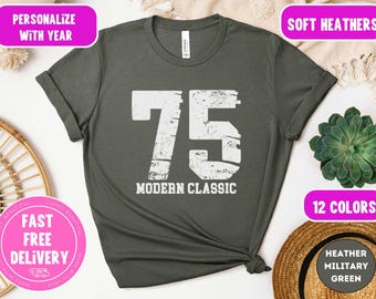 1975 Vintage 50th Birthday T-Shirt: Retro Style Gift