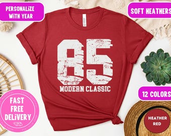 1985 Vintage Birthday Tee: Retro Eighties Graphic T-Shirt