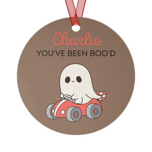 Halloween-Geist Süßigkeitenskorb-Etikett für Kinder, benutzerdefiniertes Namensschild für Süßes oder Saures Eimer, Boo Korb-Etikett personalisiert für Kinder, Boo Korb