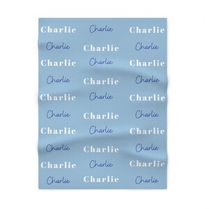 Personalized Blanket for Kids, Baby Personalized Blanket, Custom Name Nursery Blanket for Newborn, Kid, Swaddle Gift, Custom Toddler Blanket