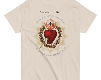 Ave Christus Rex, Hail Christ the King, Jesus ist König T-Shirt, katholisch