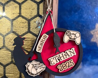 Fishing Ornament Digital SVG file Laser Cutting Template