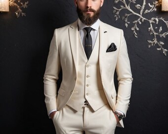 Burgundy Slim Fit Men Suit Two Pieces Bespoke One Button Prom Suit main image 1