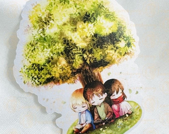 Chibi AOT Sticker| Attaack on Titan Decal  | Eren Yeager, Mikasa, Armin merch