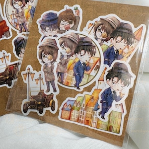Chibi LeviHan Sticker Set | AOT Decal Hange Zoe, Levi Ackerman Levihans decal