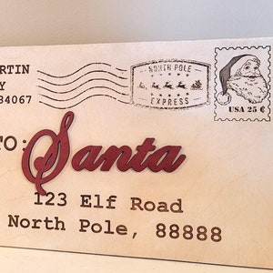 Carta a Papá Noel - Personalizada con el nombre de la familia - Carta a Papá Noel