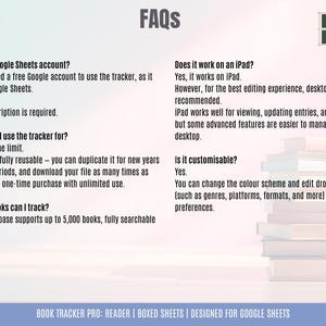 Google Sheets Book Tracker: Reader Edition, ARC, TBR Organizer (Digital Download) image 13