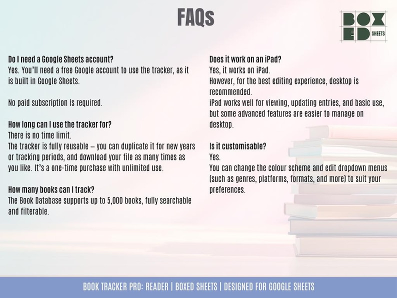 Google Sheets Book Tracker: Reader Edition, ARC, TBR Organizer (Digital Download) image 13