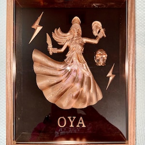 Orisha OYA CUSTOMIZABLE Cuadro 3D Frame OYA Wall Decor