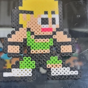 Mortal Kombat Sonya Blade Perler Bead Art: Retro Pixel Gamer Decor