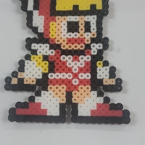 Retro Arcade Pixel Art: 8-Bit Perler Bead Sprite - Gamer Decor
