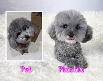 Custom Life Like Dog Plushie Clone