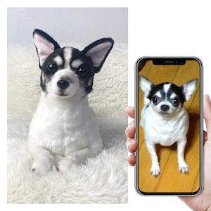 Custom Life Like Dog Plushie Clone