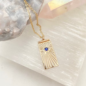 14k Gold Filled Eye Necklace / Eye Necklace / Mystical Eye Necklace / Gold Evil Eye Necklace / Gold Eye Necklace /  Gold Layering Necklace