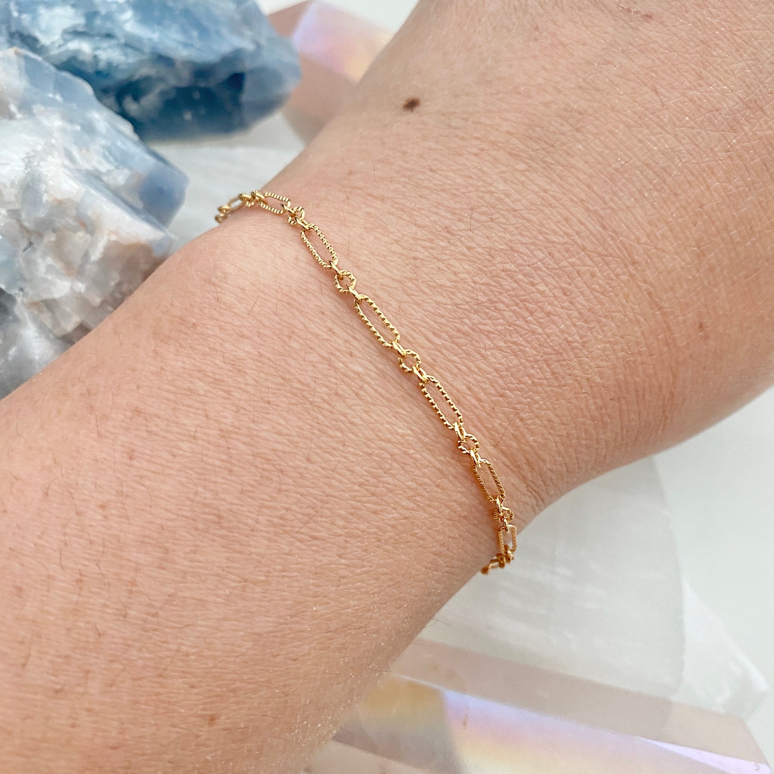 Dainty Gold Bracelet / Simple Gold Bracelet / 14k Gold Filled Etsy