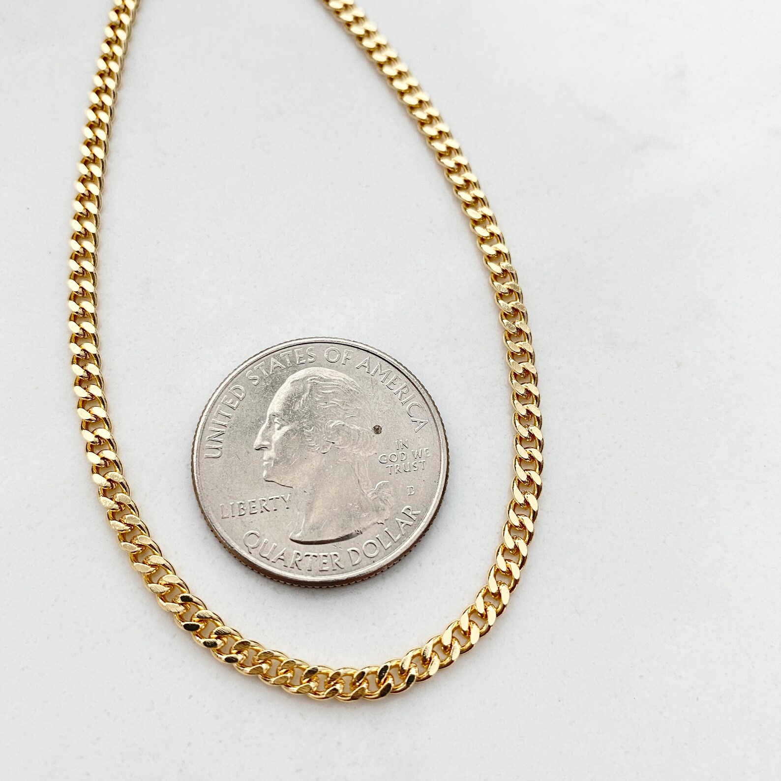 Gold Chain Anklet / Thick Gold Chain Anklet / 18k Gold Chain Etsy